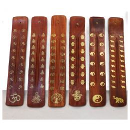 Incensario TABLA Madera Litografiada- 6 Diseños